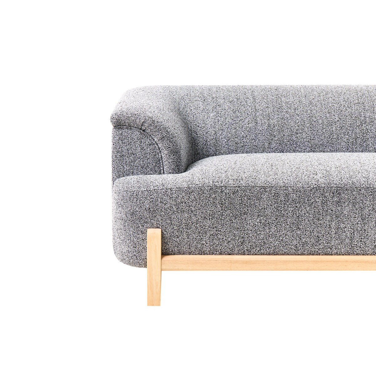 Sofa dla 2 osób ALNOR Ciemnoszary