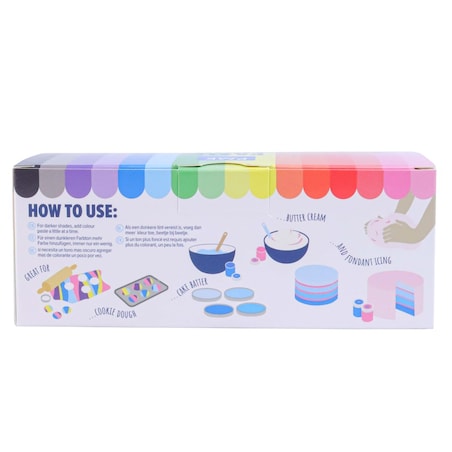 PME Zestaw 8 barwników spożywczych w żelu