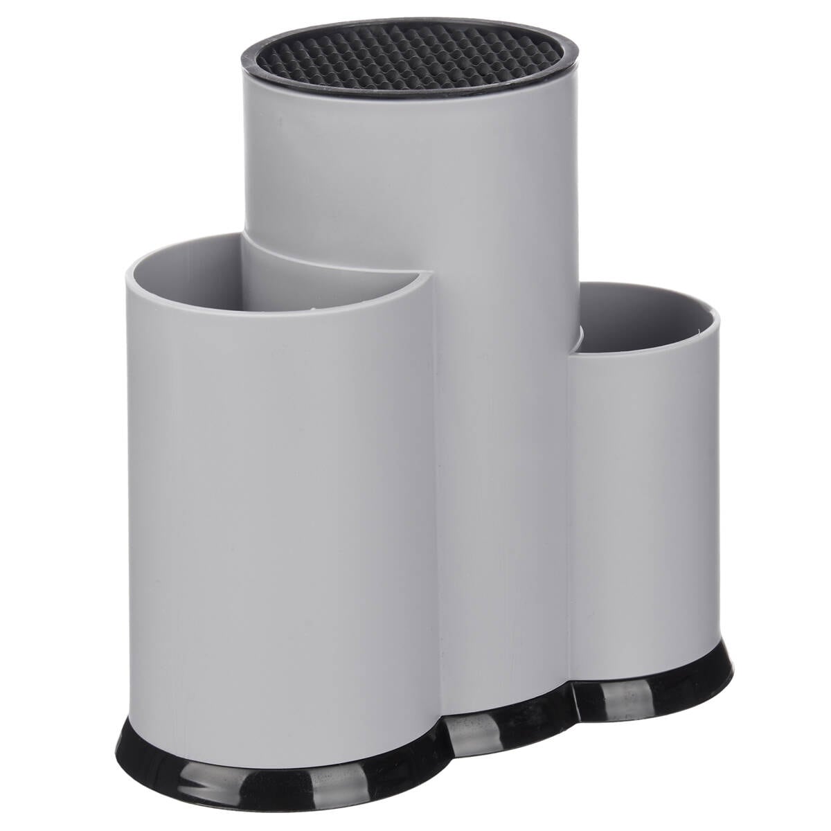 Stojak na noże, plastikowy, 12,5 x 23 x 22 cm