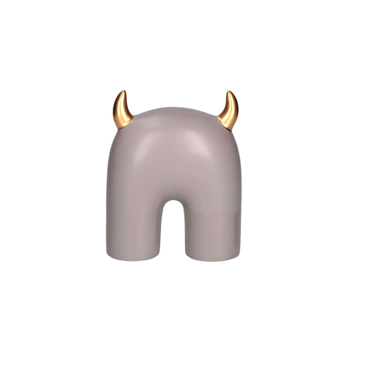 Nowoczesna ozdoba ceramiczna Glinfluencer - 15 cm, N