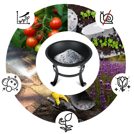 Palenisko ogrodowe z pokrywą uchwytami na ognisko grill 60cm Berdsen