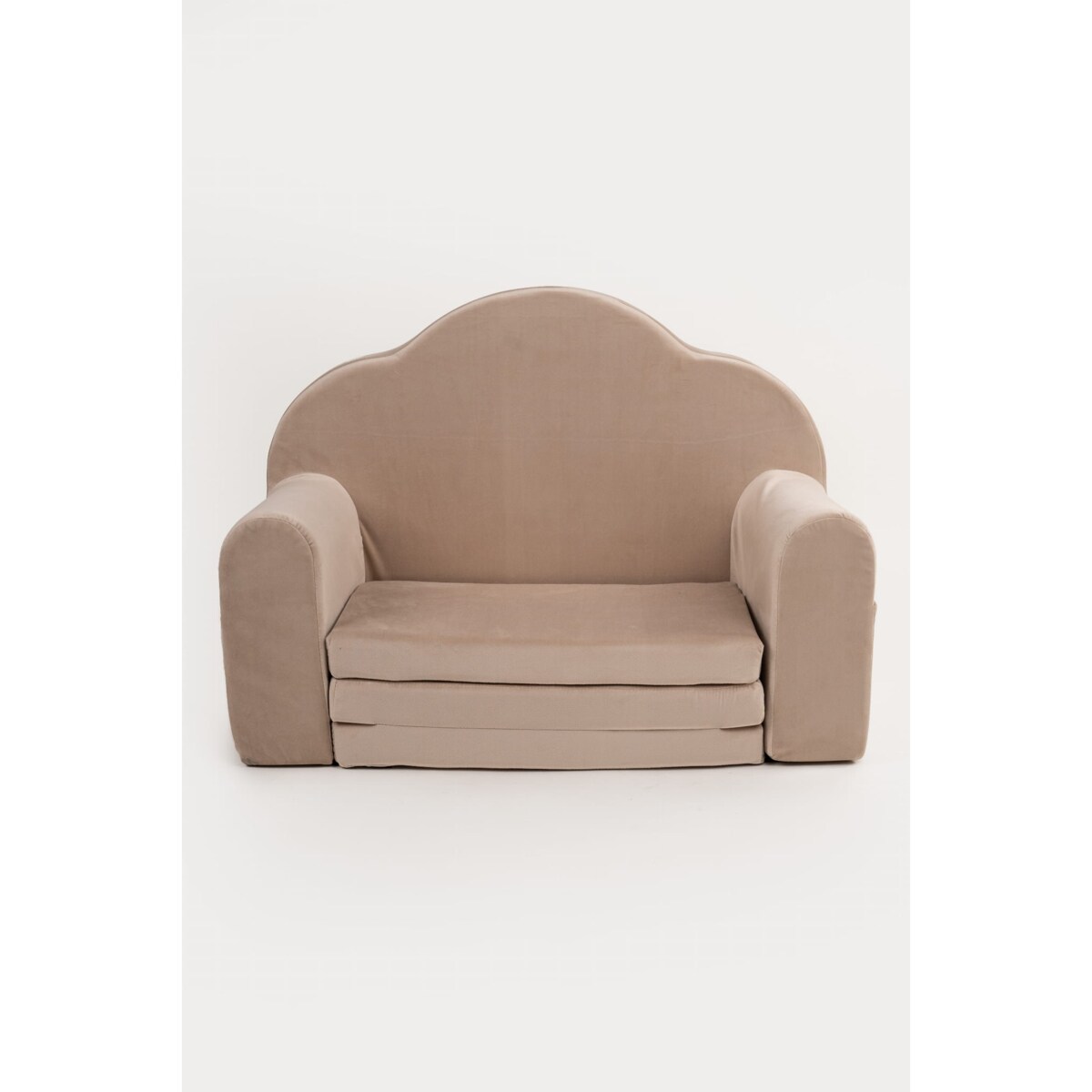 Fotelik piankowy rozkładany - beżowy