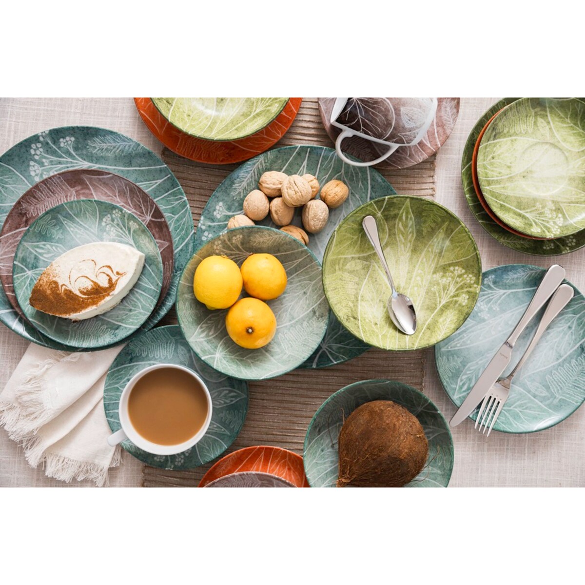 Talerz płytki 20,5 cm Boss Cztery Pory Roku Zima LU37 (9075)