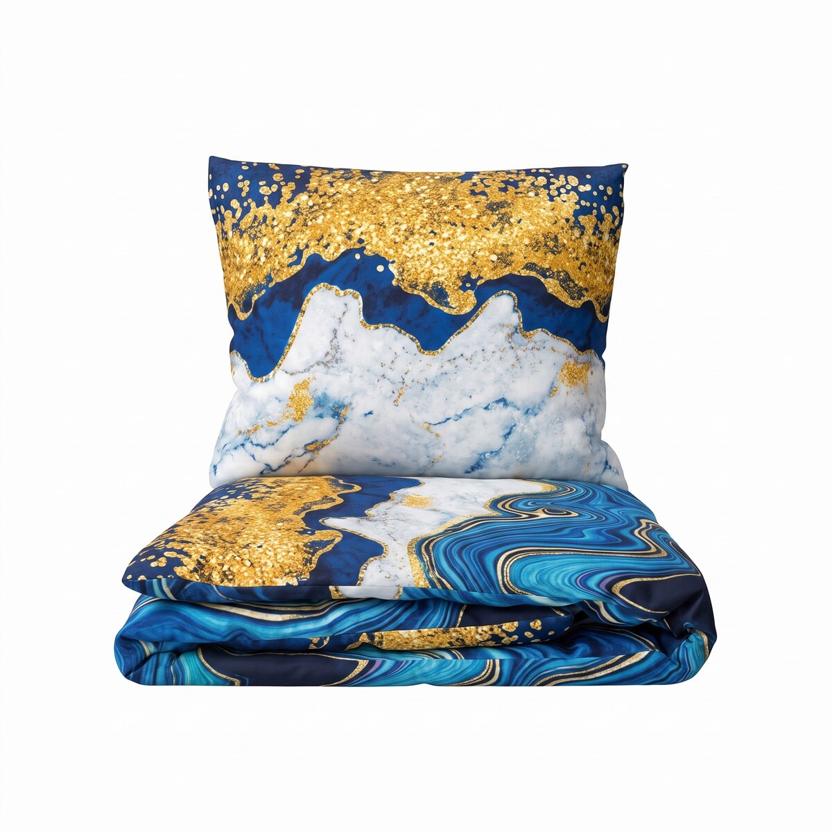 Komplet Pościeli Dwuosobowej Agat 140X200 Z 1 Poszewką 70X80