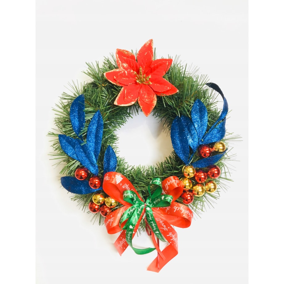 WIANEK ŚWIĄTECZNY choinkowy na drzwi okno stół prezent gotowy zawieszenia