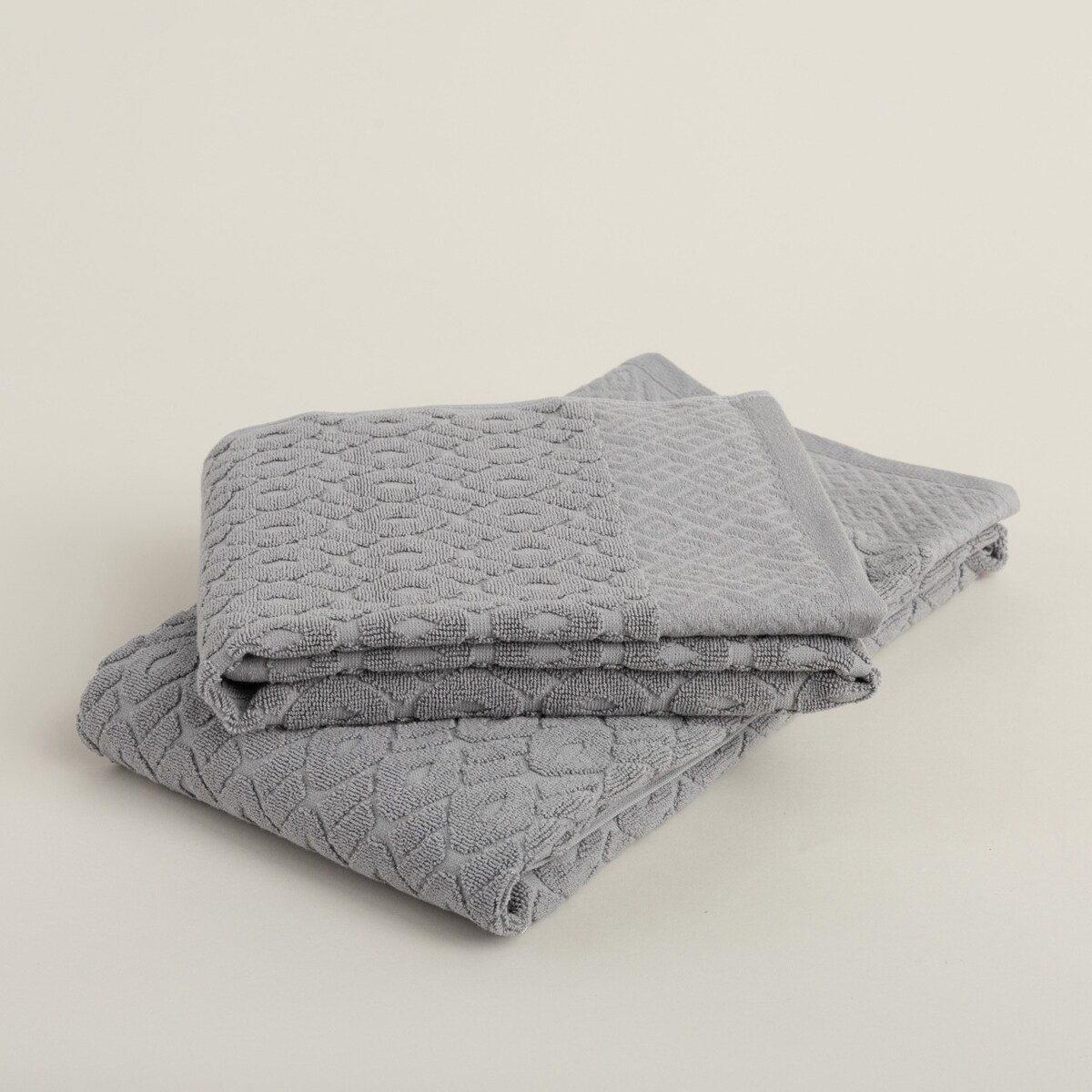Ręcznik Lattice 50x90 cm stone grey, 50 x 90 cm