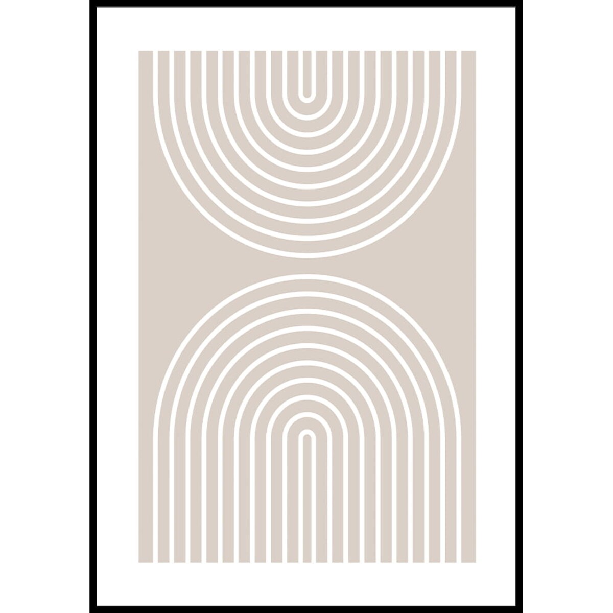 plakat beige arches 1 70x100 cm