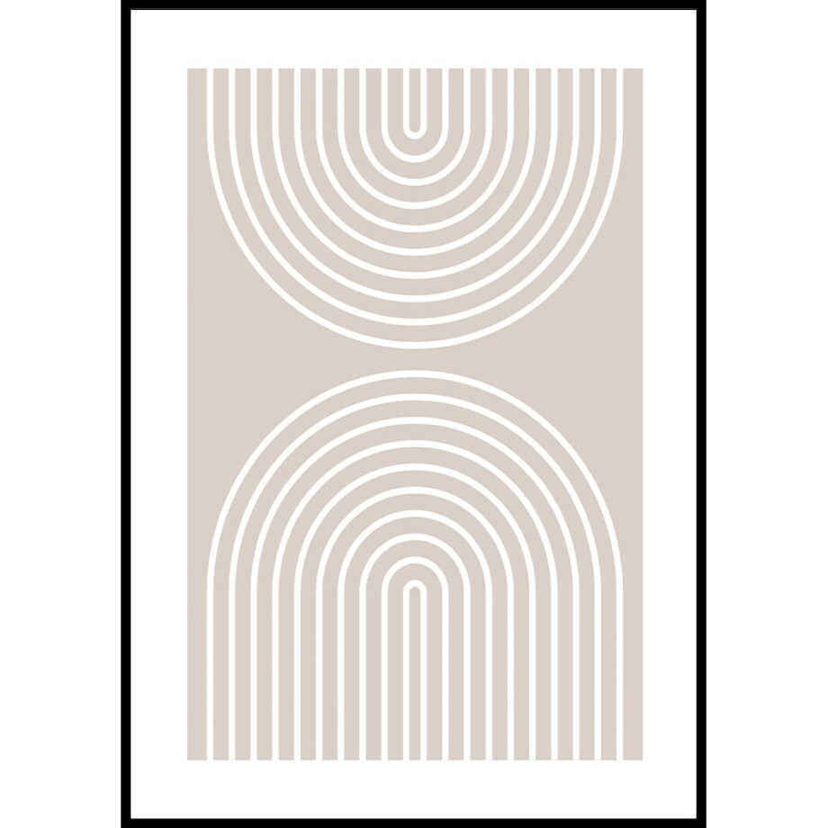 plakat beige arches 1 70x100 cm