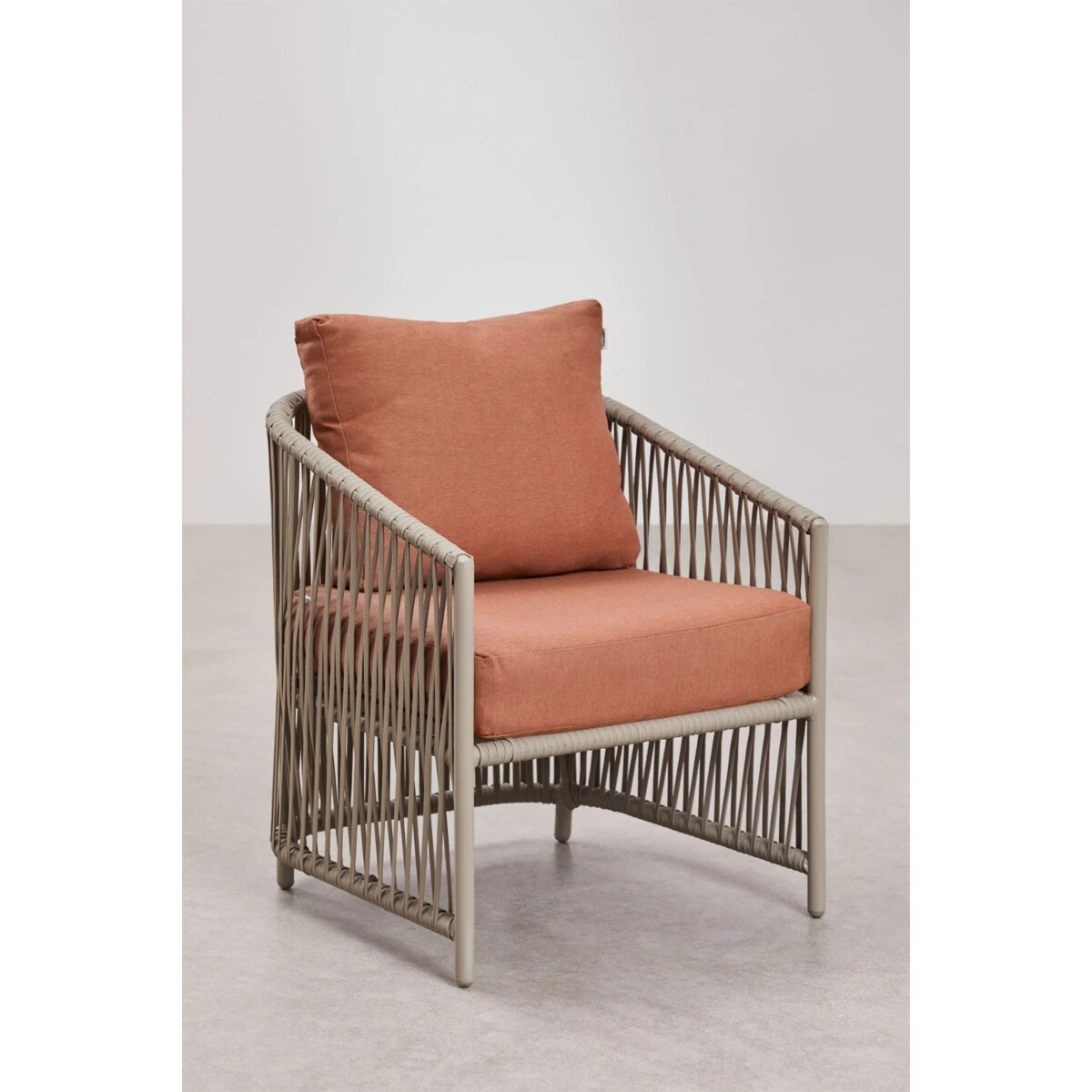 Zestaw ogrodowy: sofa, 2 fotele i stolik Sophie ceglasty