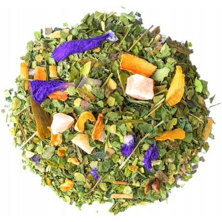 Liściasta herbata sypana Yerba Mate IQ skupienie nauka moc guawa 100g - herbata liściasta sypana mieszanka napar susz