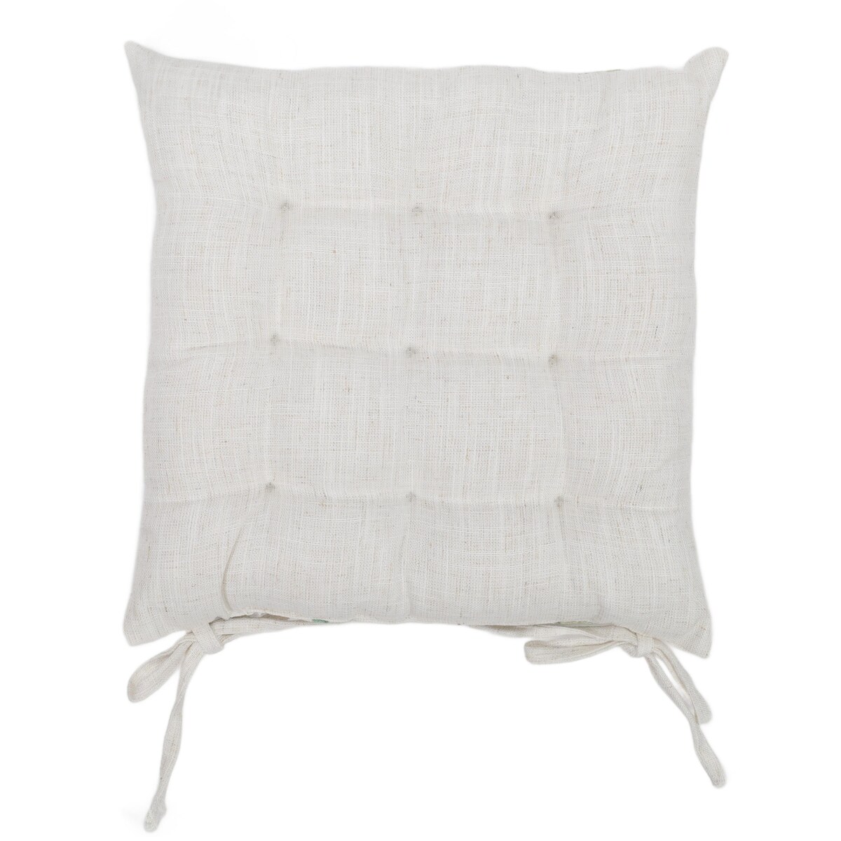 Poduszka na krzesło w roślinny wzór, 40 x 40 cm