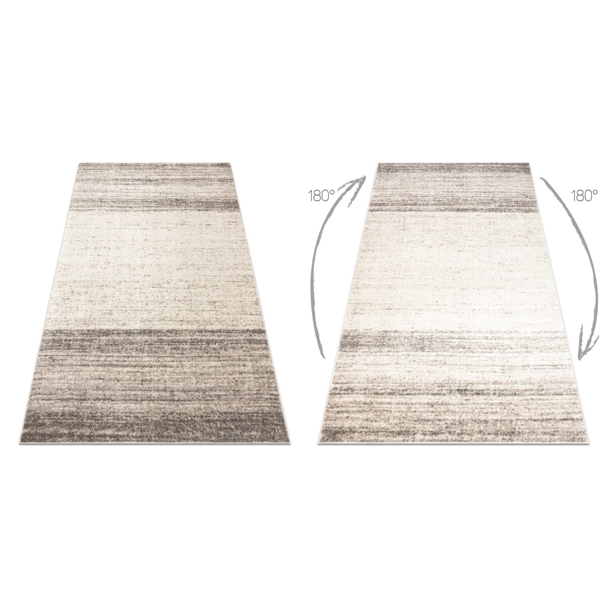 Dywan FUSION 8252 krem / beż - Melanż, 160x220 cm