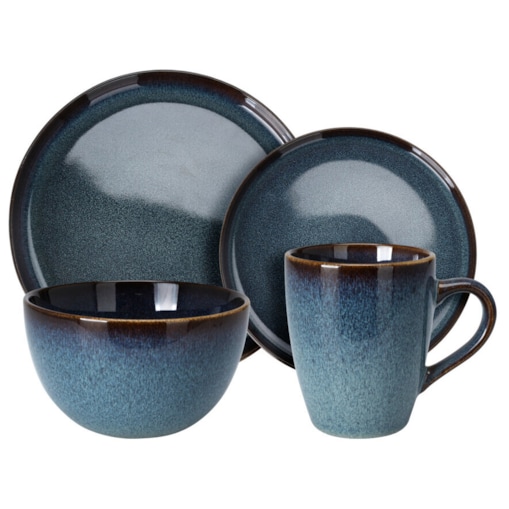 Zastawa stołowa z kamionki dla 4 osób