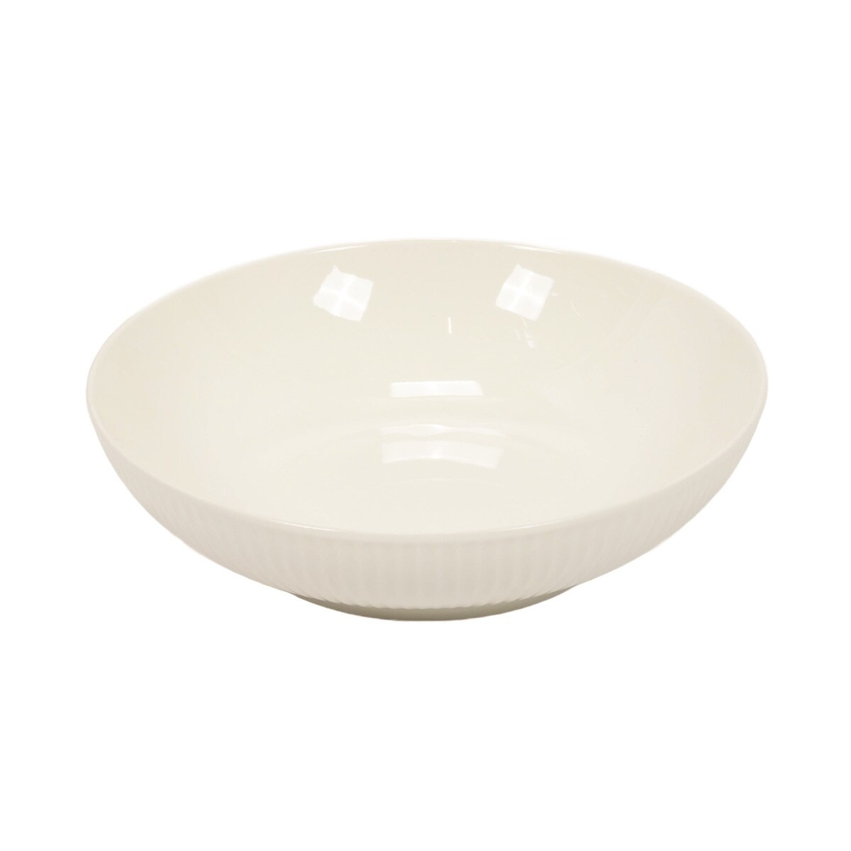 Głęboki talerz z porcelany New Bone, Ø 20 cm