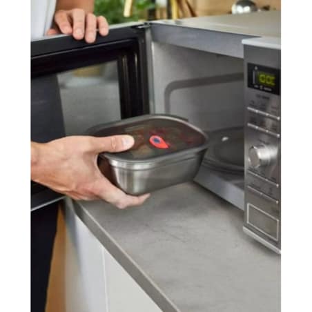 Stalowy lunchbox M, 900 ml, Black+Blum