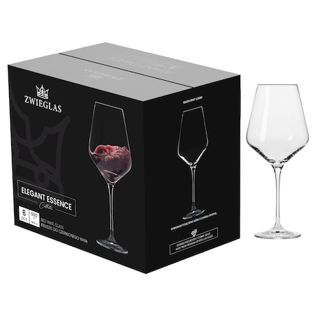 Kieliszki do wina czerwonego ZWIEGLAS by Krosno komplet 6szt 550ml