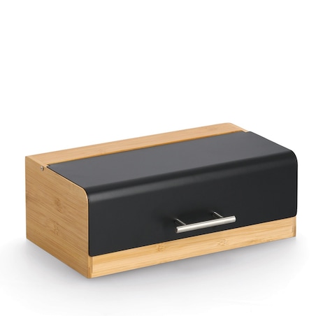 Chlebak bambusowy 8000 ml 36,3x20x13,5 cm ZEPHIR czarno-brązowy