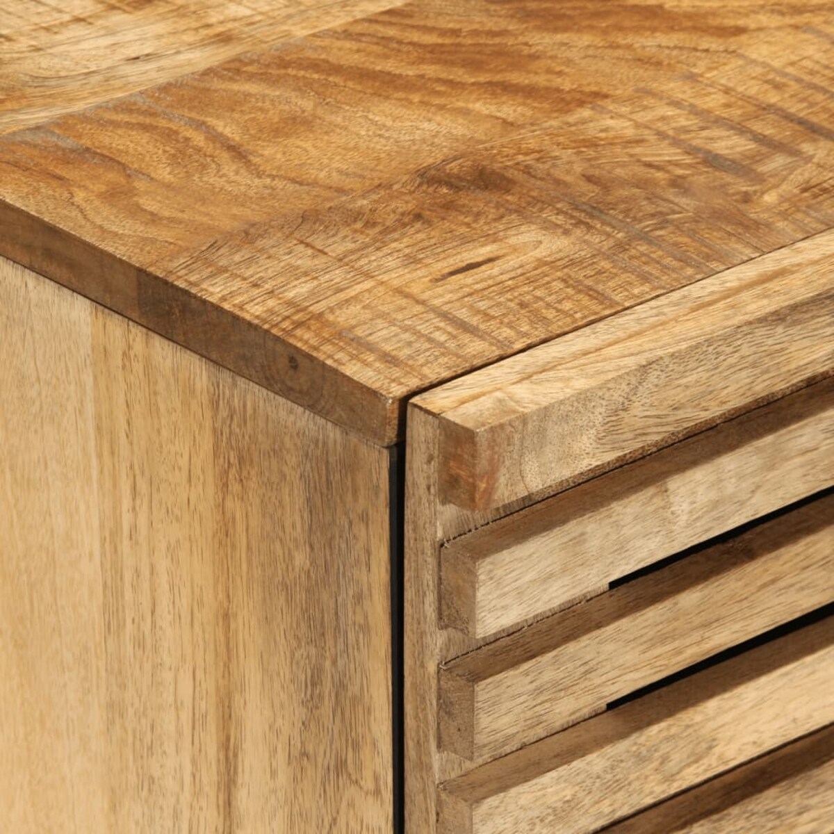 vidaXL Szafka, 60x34x75 cm, lite surowe drewno mango