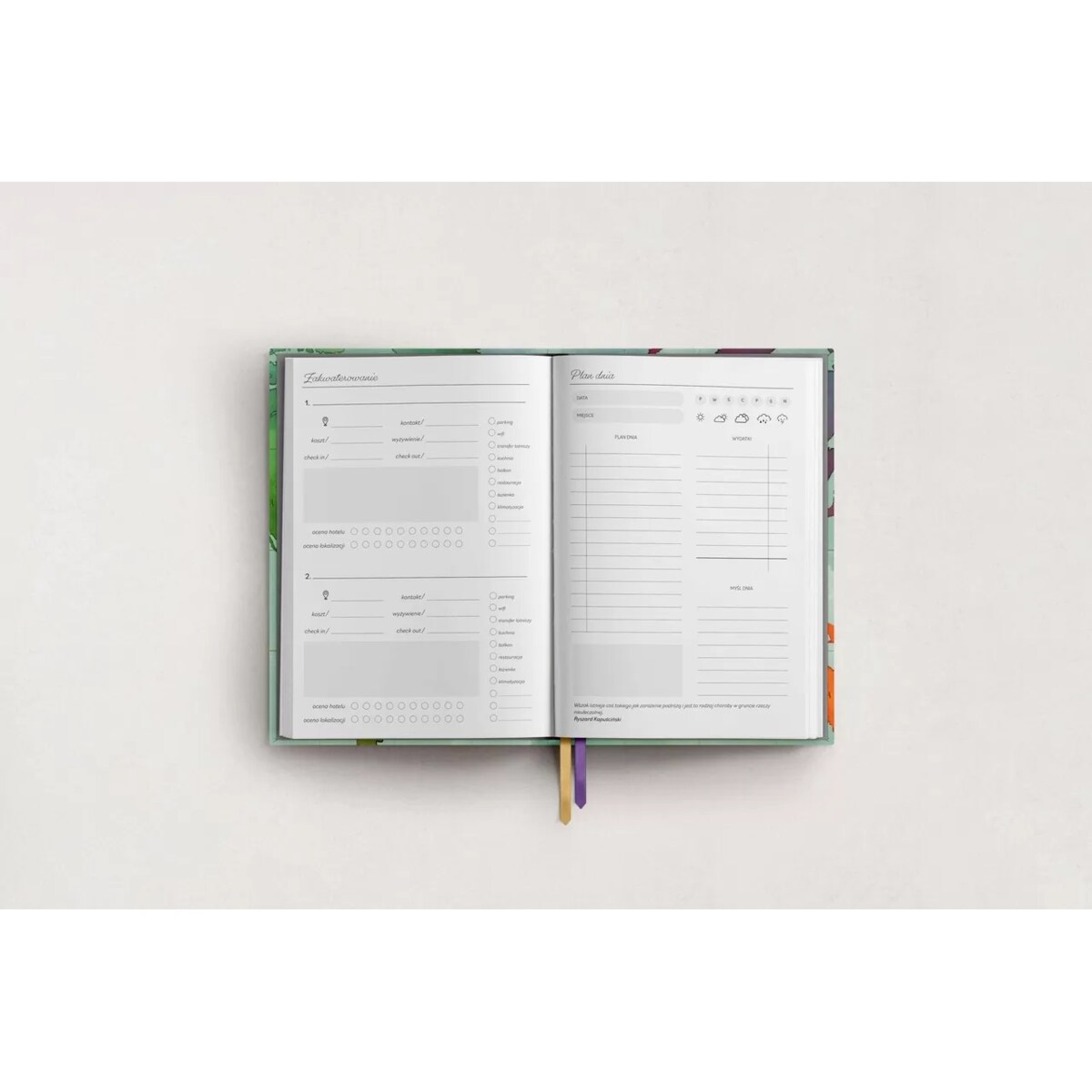 Planner podróżniczy - JOURNEY