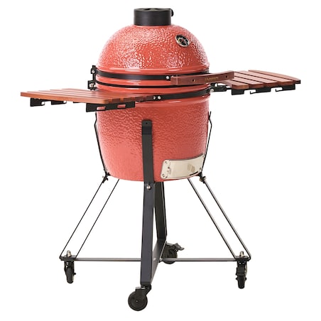 Grill węglowy KAMADO Ceramika Czerwony