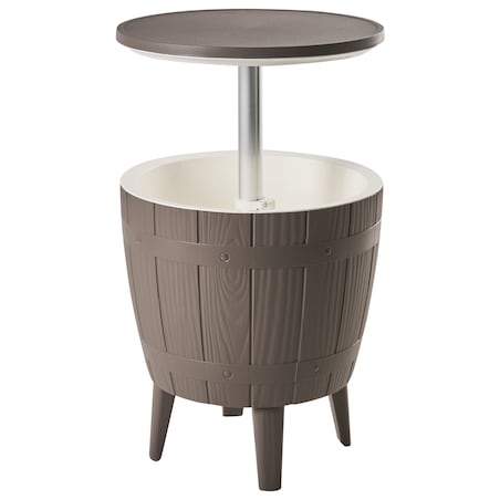Barek ogrodowy z funkcją chłodzenia SILG 49 cm 49 cm Beżowoszary
