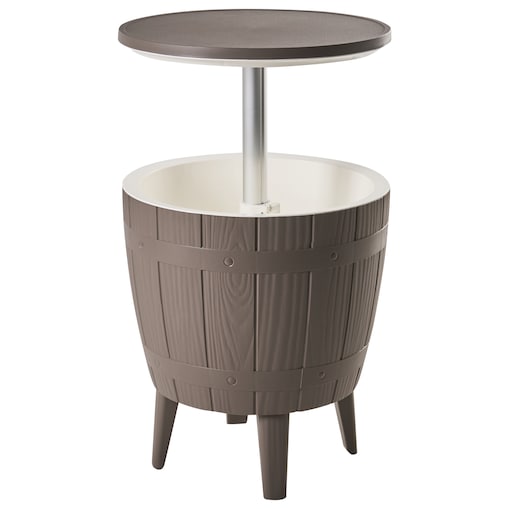 Barek ogrodowy z funkcją chłodzenia SILG 49 cm 49 cm Beżowoszary