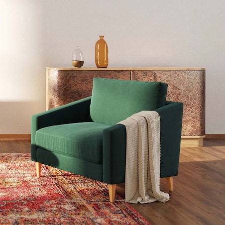Karoto fotel Ciemnozielony