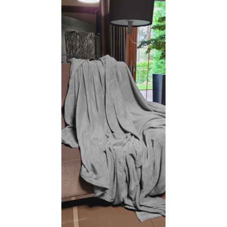 KOC POLAROWY 200x220 cm SZARY