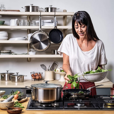Patelnia stalowa z powłoką 20 cm / KitchenAid