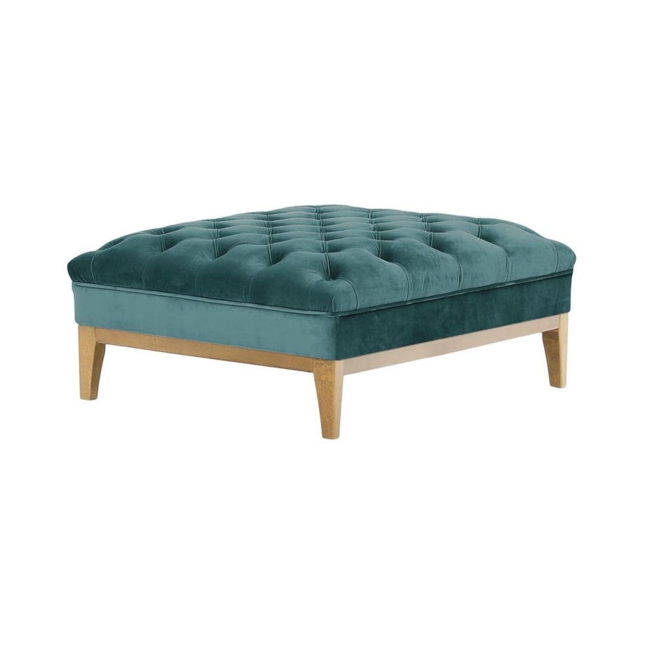 Pufa Chesterfield Modern Wood-Velluto 12