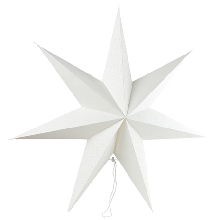 Gwiazda Na Okno 75 Cm Świąteczna Ozdoba Boże Narodzenie Dekoracja Biała
