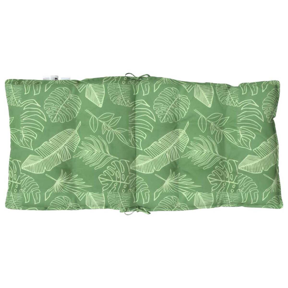 vidaXL Poduszki na krzesła z niskim oparciem, 4 szt., wzór w liście