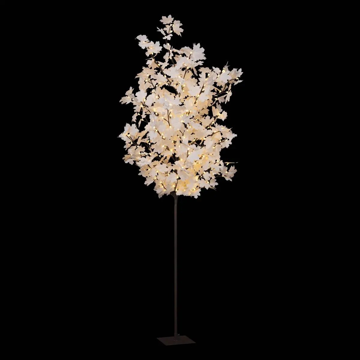 Drzewko LED, białe listki, 200 cm