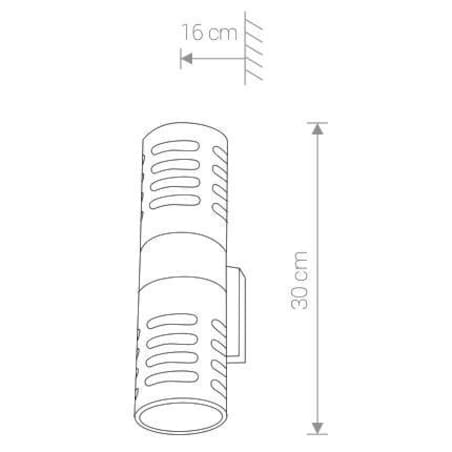 Lampa ścienna 4420 MEKONG Czarny Nowodvorski