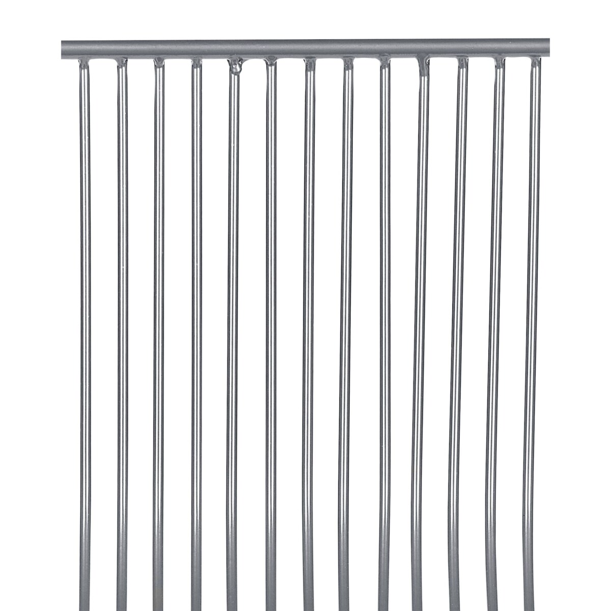 Zestaw 2 krzeseł barowych FREDONIA Metal Srebrny