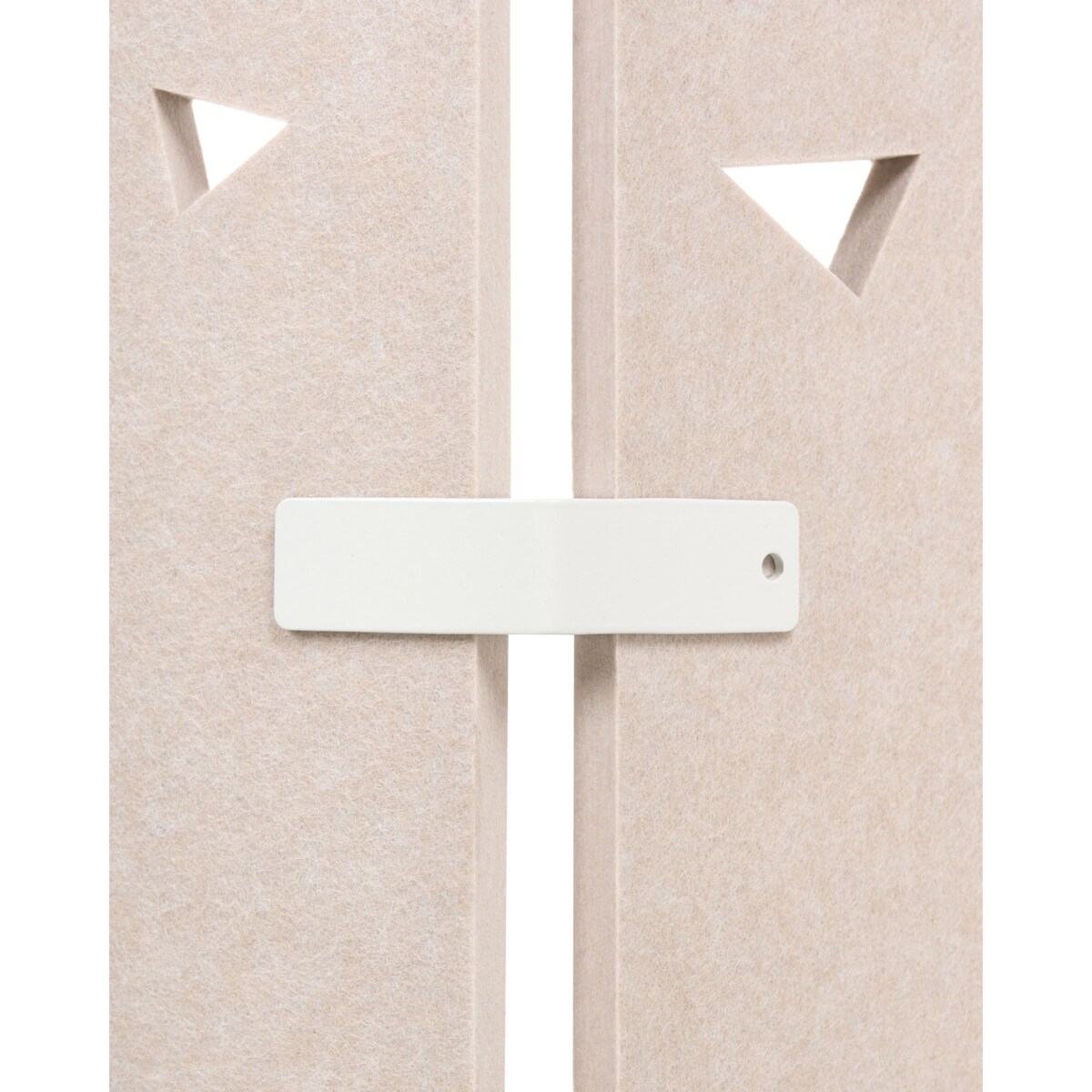 4-panelowy parawan pokojowy STARRY Jasnobeżowy 240 cm 180 cm