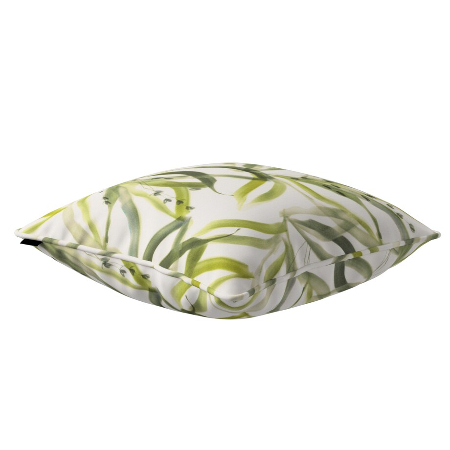 Poszewka Gabi na poduszkę 60x60 biało-zielony