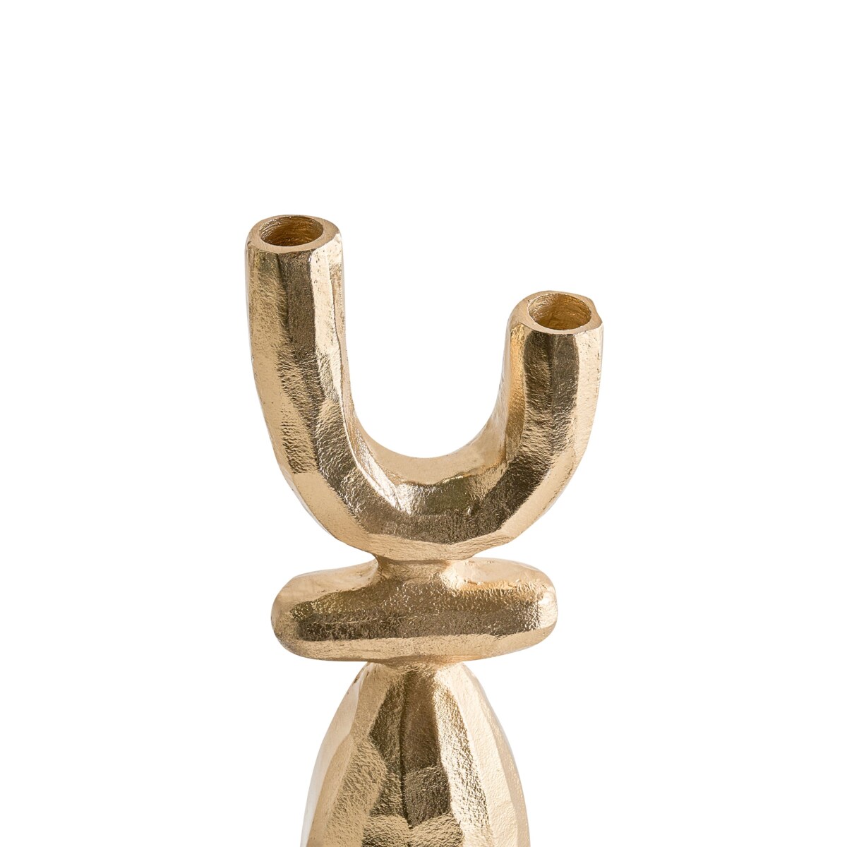 Świecznik KRADENIK Metal 33 cm Złoty