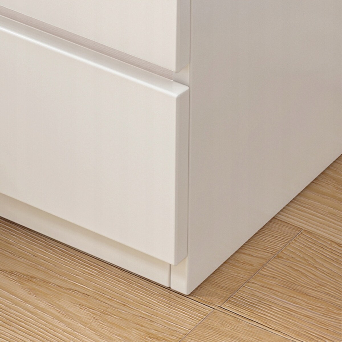 Szafka nocna do sypialni salonu pokoju szafka z szufladami biała loft