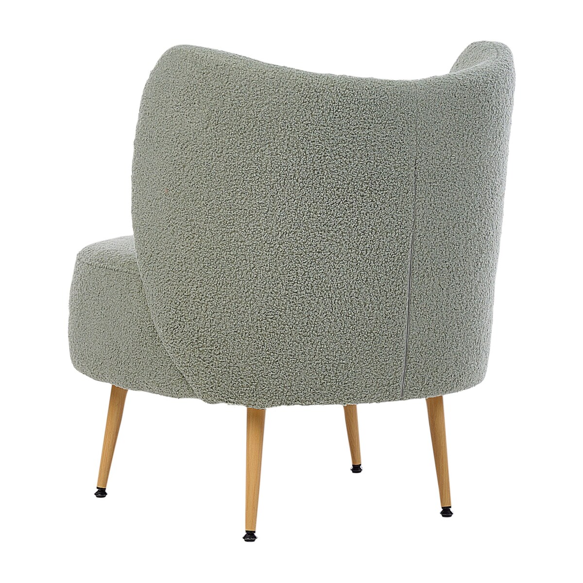 Fotel OTSBY II Z poduszką Boucle Zielony