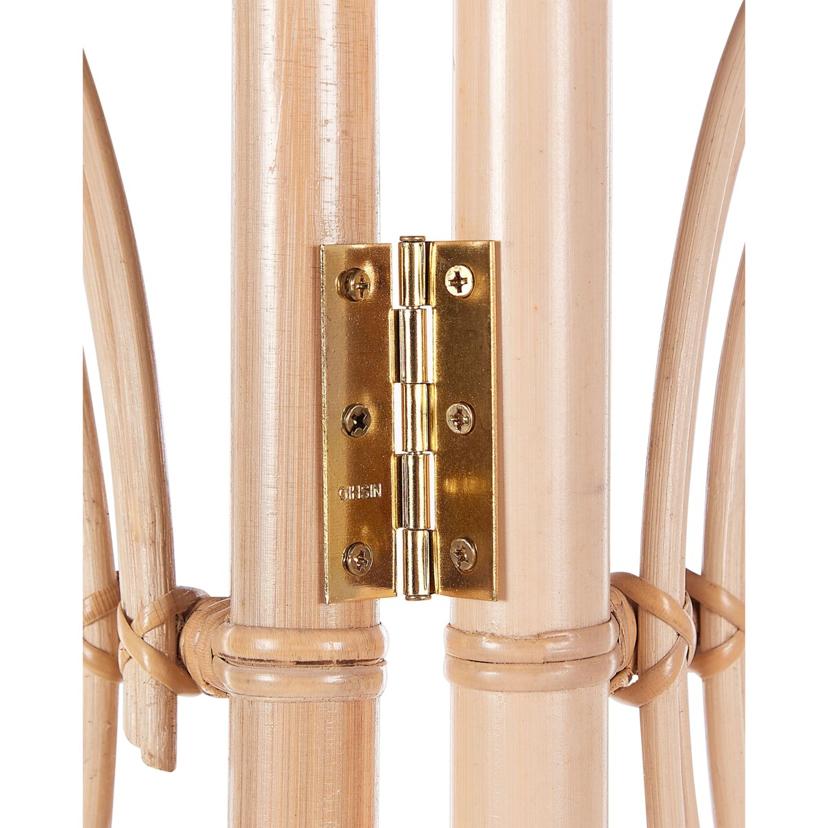 3-panelowy składany parawan pokojowy rattanowy 117 x 180 cm naturaly ALTAMURA