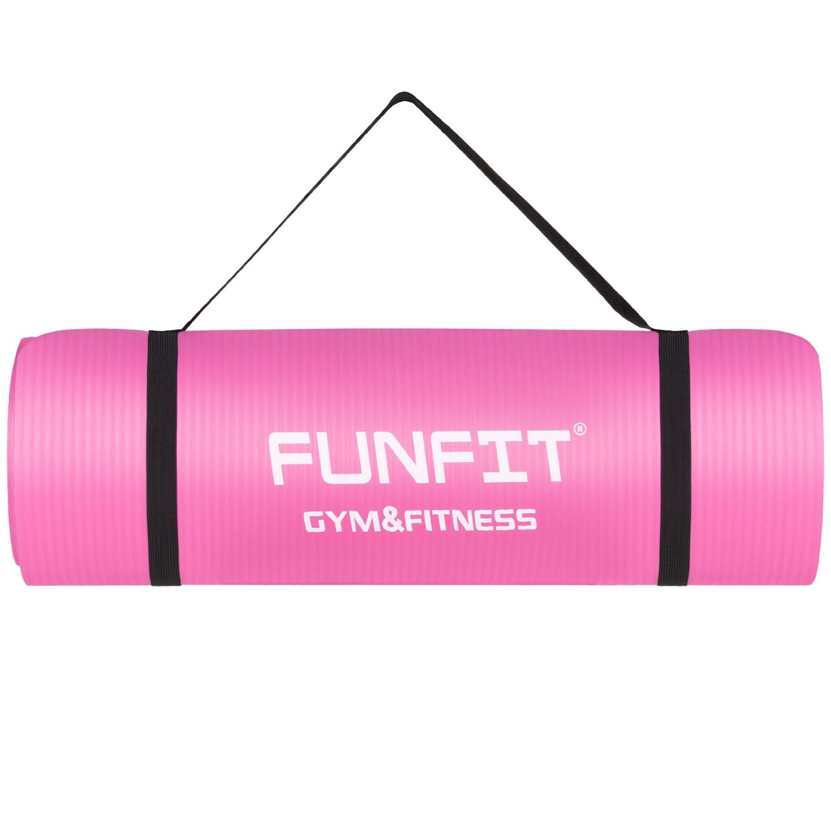 Mata Fitness 183x61 cm do jogi i ćwiczeń FUNFIT różowa