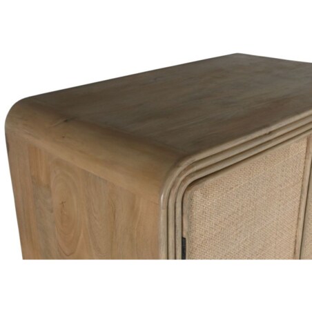 Komoda Szafa drewniano-rattanowa 190x100x55 cm VIVI - IV