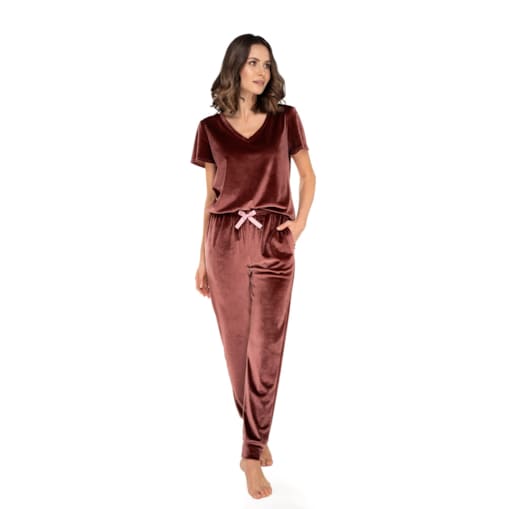 Dres Audrey Burgundowy Burgundowy, S