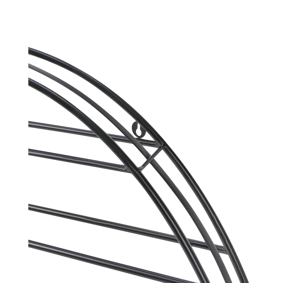 Półka wisząca na wino ANNACOTTY Czarny