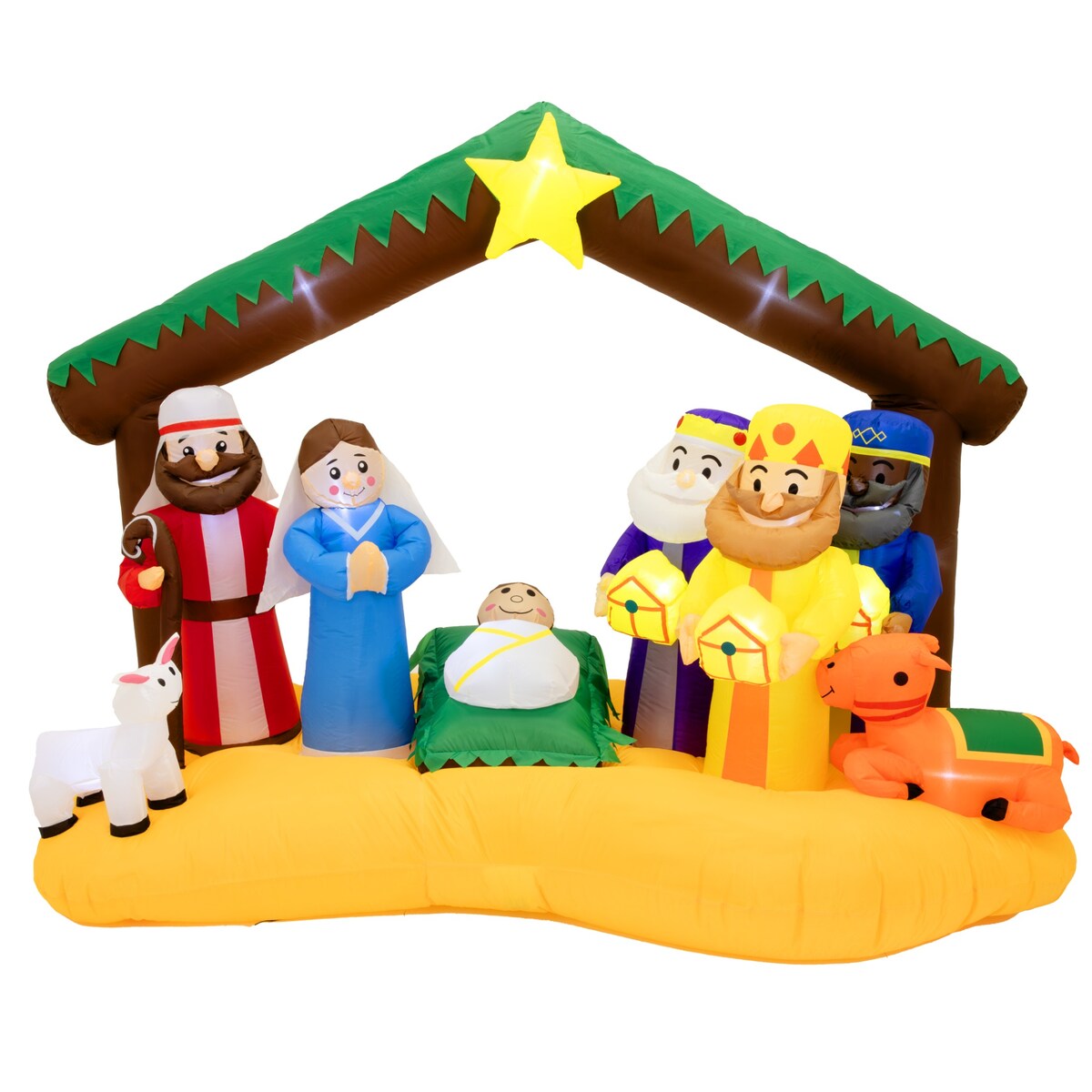 NADMUCHIWANA bożonarodzeniowa Dekoracja Świąteczna dmuchaniec JUMI