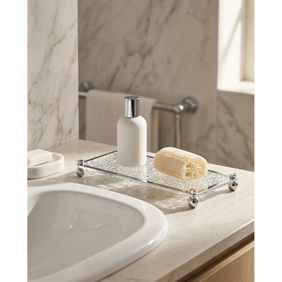 Taca dekoracyjna SHP RESIDENCE transparentna