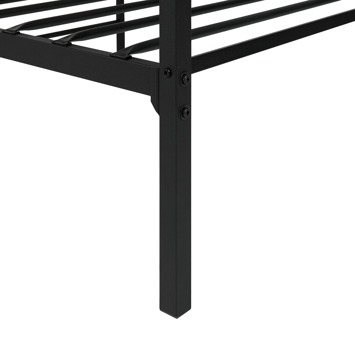 Łóżko Metal BATTUT 90 x 200 cm Czarny