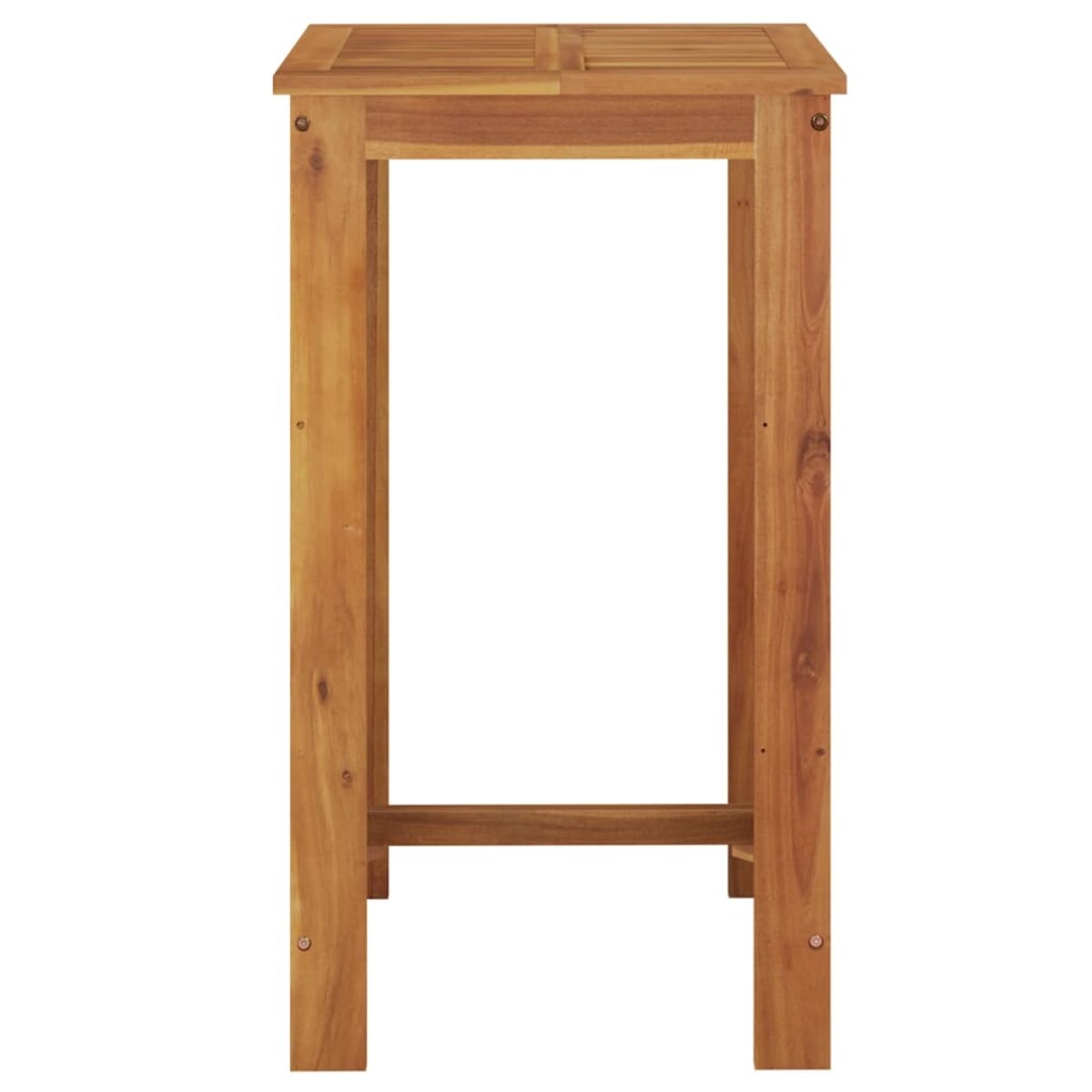 vidaXL Ogrodowy stolik barowy, 60x60x105 cm, lite drewno akacjowe