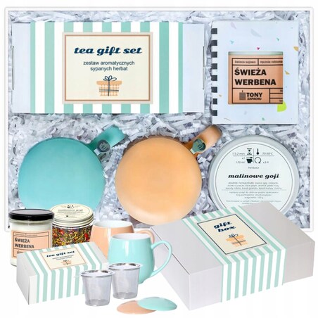 Zestaw prezentowy BIG BIX TEA GIFT SET z herbatą, kubkami upominek GIFT
